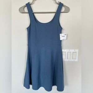 NWT American Eagle Outfitters Women’s Mini Dress Scoop Neck Blue Size XS